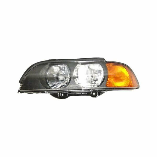 Sherman Parts Left Combination Halogen Headlamp for 1997-2003 BMW 5 & 1997-1998 BMW 5 SHE0056A-150-1